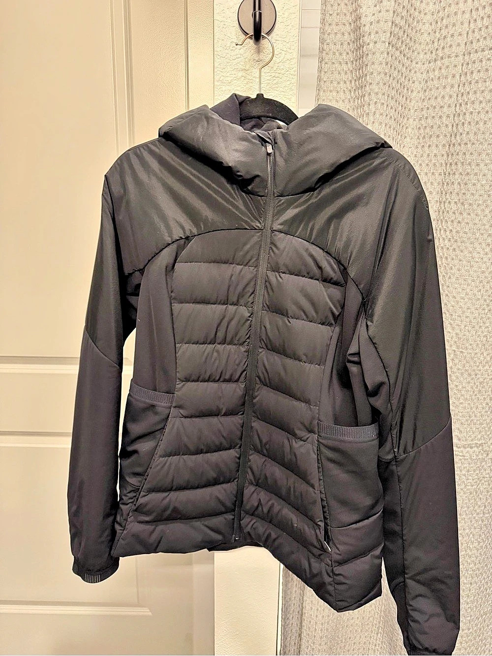 lululemon Down For It All Jacket Black Puffer Size 12